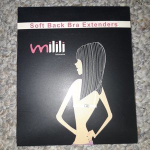 3 Pack Soft Back Bra Extenders - Black 3 Hook